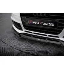 Lame Du Pare-Chocs Avant V.1 Audi A4 Competition B8 Facelift
