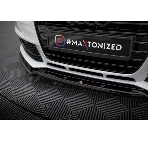 Lame Du Pare-Chocs Avant V.2 Audi A4 Competition B8 Facelift