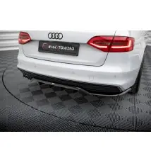 Arriere Splitter (avec une barre verticale) Audi A4 Competition B8 Facelift
