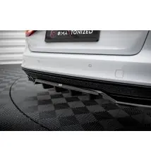 Arriere Splitter (avec une barre verticale) Audi A4 Competition B8 Facelift