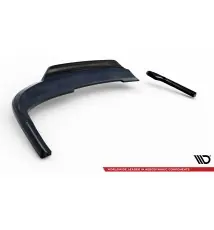 Arriere Splitter (avec une barre verticale) Audi A4 Competition B8 Facelift