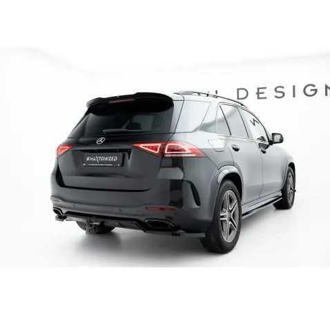 Arriere Splitter (avec une barre verticale) Mercedes-Benz GLE SUV AMG-Line W167 / W167 Facelift