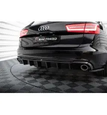 Diffuseur Arrière Complet Audi A6 Sedan / Avant C7 (Version mit Einzelauspuff auf beiden Seiten)