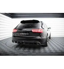 Diffuseur Arrière Complet Audi A6 Sedan / Avant C7 (Version mit Einzelauspuff auf beiden Seiten)