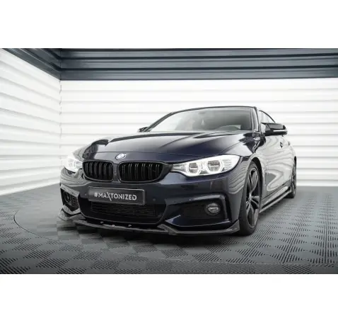 Lame Du Pare-Chocs Avant V.5 BMW 4 Coupe / Gran Coupe / Cabrio M-Pack F32 / F36 / F33 Lame Du Pare-Chocs Avant V.5 BMW 4 Coupe / Gran Coupe / Cabrio M-Pack F32 / F36 / F33