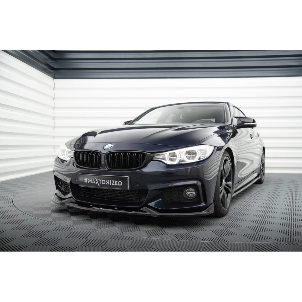 Lame Du Pare-Chocs Avant V.5 BMW 4 Coupe / Gran Coupe / Cabrio M-Pack F32 / F36 / F33