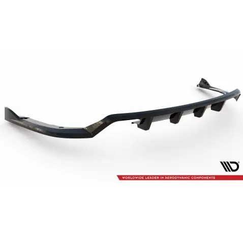 Arriere Splitter (avec une barre verticale) BMW 4 Coupe / Gran Coupe / Cabrio M-Pack F32 / F36 / F33