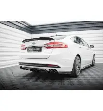 Arriere Splitter (avec une barre verticale) Ford Mondeo Sport Mk5 Facelift / Fusion Sport Mk2 Facelift
