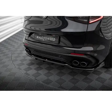 Arriere Splitter (avec une barre verticale) Alfa Romeo Stelvio Quadrifoglio Mk1
