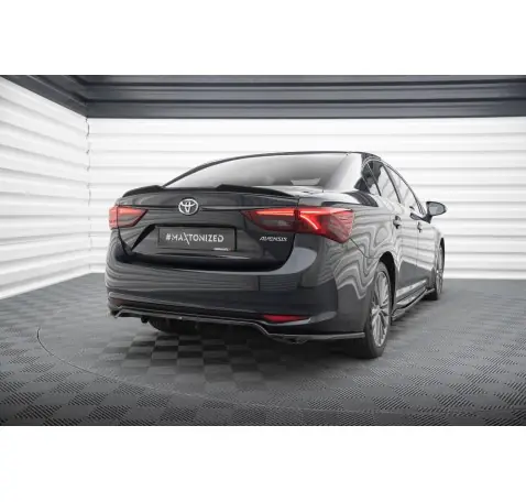 Arriere Splitter (avec une barre verticale) Toyota Avensis Sedan Mk3 Facelift