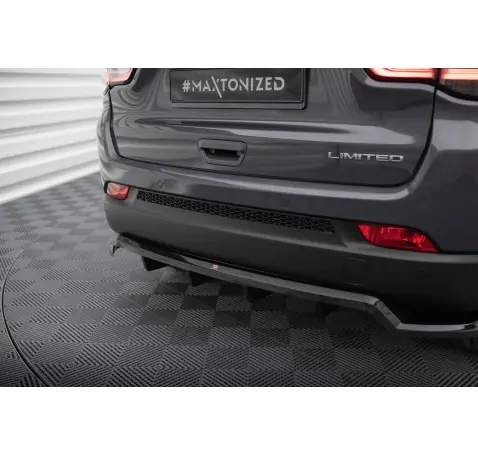 Arriere Splitter (avec une barre verticale) Jeep Compass Limited Mk2 Facelift