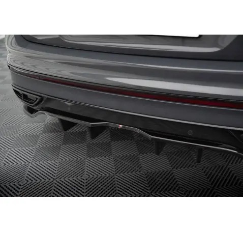 Arriere Splitter (avec une barre verticale) Volkswagen Tiguan R-Line Mk2 Facelift