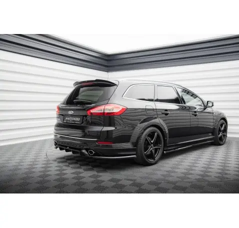 Arriere Splitter (avec une barre verticale) Ford Mondeo ST-Line Estate Mk4 Facelift