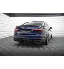 Arriere Splitter (avec une barre verticale) V.2 Audi A4 S-Line B9 Facelift