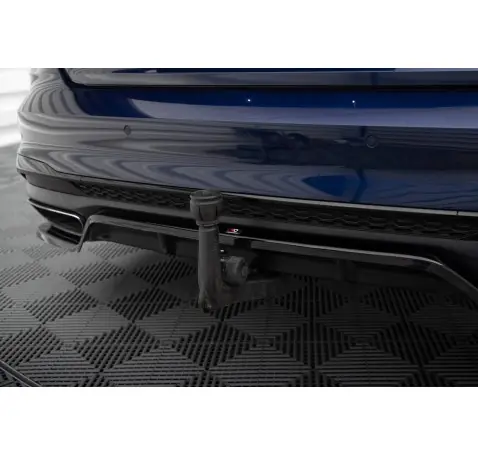 Arriere Splitter (avec une barre verticale) V.2 Audi A4 S-Line B9 Facelift