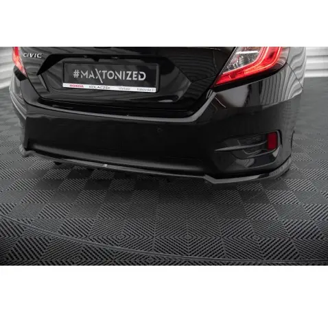 Arriere Splitter (avec une barre verticale) Honda Civic Mk10