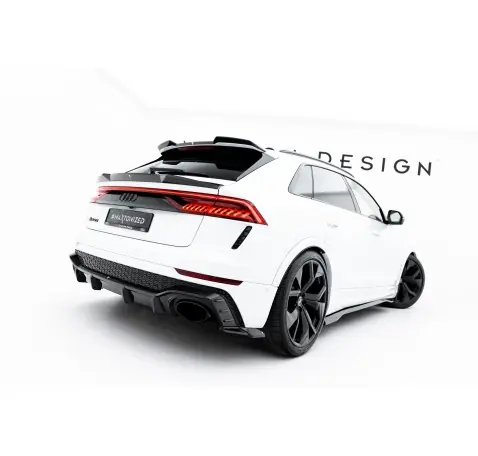 Fibre de Carbone Lames De Pare-Chocs Arrière Latérales Audi RSQ8 Mk1