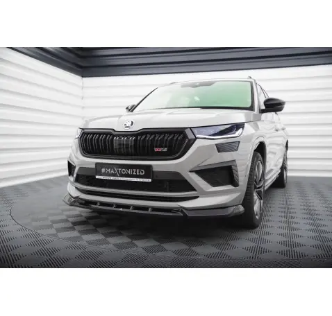 Lame Du Pare-Chocs Avant V.1 Skoda Kodiaq RS Mk1 Facelift