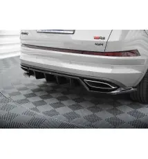 Arriere Splitter (avec une barre verticale) Skoda Kodiaq RS Mk1 / Mk1 Facelift