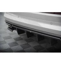 Arriere Splitter (avec une barre verticale) Skoda Kodiaq RS Mk1 / Mk1 Facelift