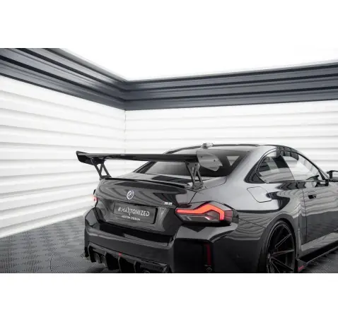 Carbon Fiber Spoiler With External Brackets Uprights BMW M2 G87 / M240i / 2 M-Pack / 2 Standard G42