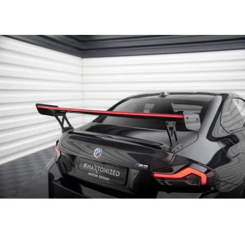 Carbon Fiber Spoiler With External Brackets Uprights +LED light BMW M2 G87 / M240i / 2 M-Pack / 2 Standard G42
