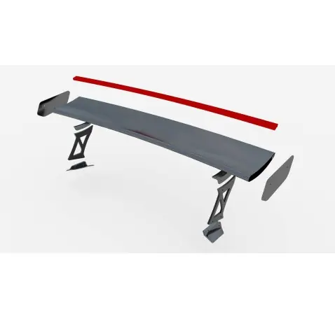 Carbon Fiber Spoiler With External Brackets Uprights +LED light BMW M2 G87 / M240i / 2 M-Pack / 2 Standard G42