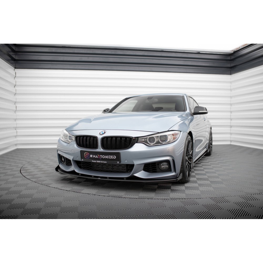 Street Pro Lame Du Pare-Chocs Avant + Flaps BMW 4 Coupe / Gran Coupe / Cabrio M-Pack F32 / F36 / F33