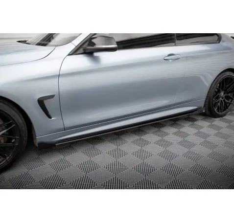 Street Pro Rajouts Des Bas De Caisse + Flaps BMW 4 Coupe / Gran Coupe / Cabrio M-Pack F32 / F36 / F33