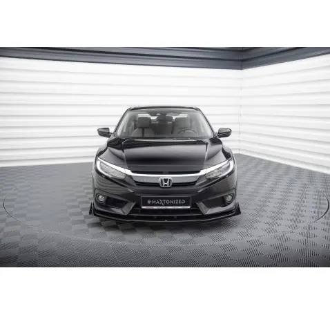 Street Pro Lame Du Pare-Chocs Avant + Flaps Honda Civic Sedan Mk10