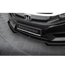 Street Pro Lame Du Pare-Chocs Avant + Flaps Honda Civic Sedan Mk10