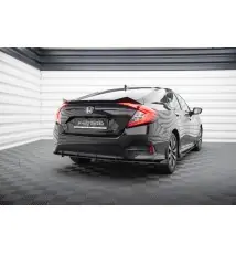 Street Pro Lame Du Pare Chocs Arriere + Flaps Honda Civic Mk10