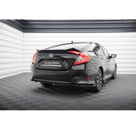 Street Pro Lame Du Pare Chocs Arriere + Flaps Honda Civic Mk10