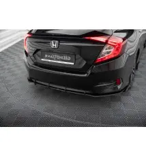 Street Pro Lame Du Pare Chocs Arriere + Flaps Honda Civic Mk10