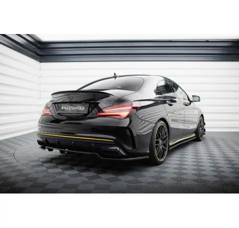 Arriere Splitter (avec une barre verticale) Mercedes-AMG CLA 45 C117 Facelift