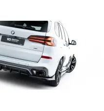 Arriere Splitter (avec une barre verticale) V.2 BMW X5 M-Pack G05 Facelift