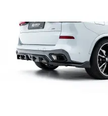 Arriere Splitter (avec une barre verticale) V.2 BMW X5 M-Pack G05 Facelift