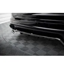 Arriere Splitter (avec une barre verticale) Porsche Cayenne Mk2 Facelift