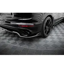 Arriere Splitter (avec une barre verticale) Porsche Cayenne Mk2 Facelift