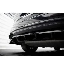 Arriere Splitter (avec une barre verticale) Porsche Cayenne Mk2 Facelift