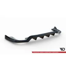 Arriere Splitter (avec une barre verticale) Porsche Cayenne Mk2 Facelift