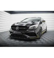 Street Pro Lame Du Pare-Chocs Avant + Flaps Mercedes-AMG CLA 45 Aero C117 Facelift