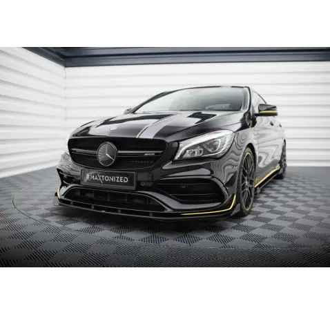 Street Pro Lame Du Pare-Chocs Avant + Flaps Mercedes-AMG CLA 45 Aero C117 Facelift