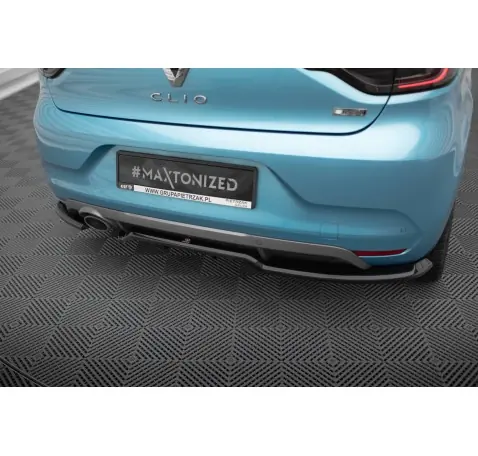 Arriere Splitter (avec une barre verticale) Renault Clio R.S. Line Mk5 Arriere Splitter (avec une barre verticale) Renault Clio R.S. Line Mk5