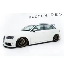 Rajouts Des Bas De Caisse V.3 Audi S3 / A3 S-Line Sportback 8V / 8V Facelift