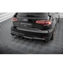 Diffuseur Arrière Complet Audi A3 S-Line Sportback 8V Facelift (Version avec double échappement d'un côté)