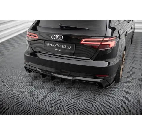 Diffuseur Arrière Complet Audi A3 S-Line Sportback 8V Facelift (Version avec double échappement d'un côté)