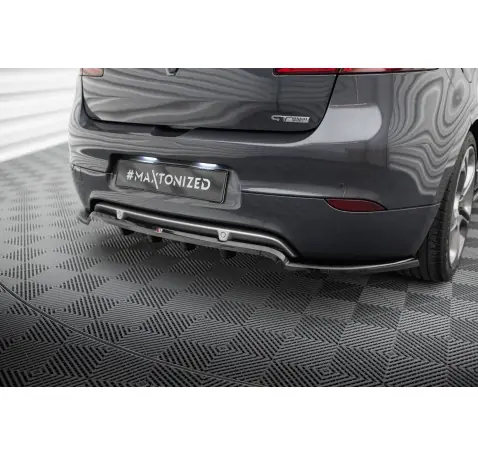 Arriere Splitter (avec une barre verticale) Renault Megane GT MK3 Facelift