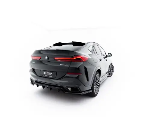 Arriere Splitter (avec une barre verticale) V.1 BMW X6 M-Pack G06 Facelift