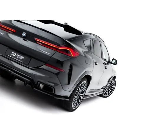 Arriere Splitter (avec une barre verticale) V.1 BMW X6 M-Pack G06 Facelift